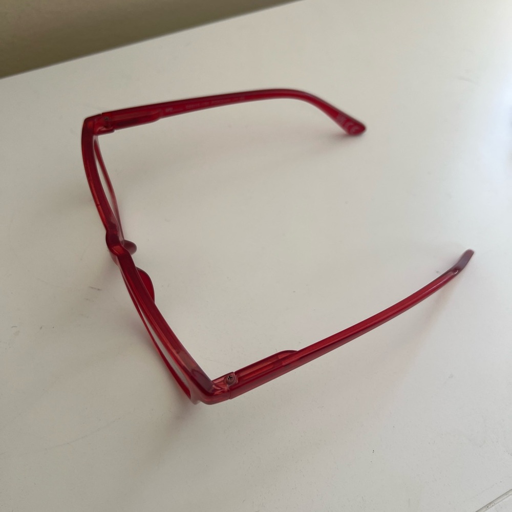 Red Eyeglasses Frame -Style Frances - +125 - Picture 4 of 6